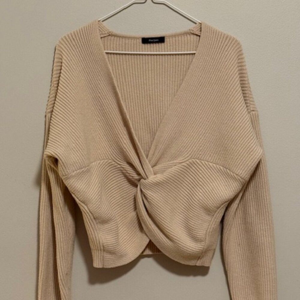 Pink Queen Women's Casual Pullover Sweater
